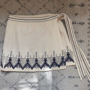Free people wrap skirt